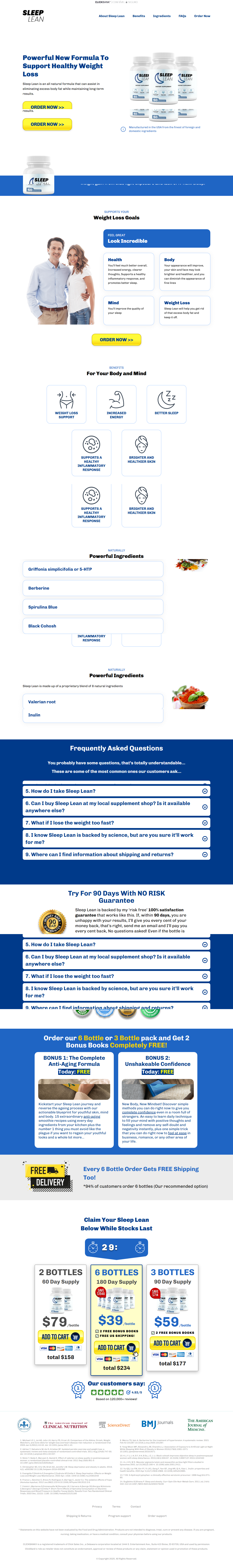 Sleep Lean - Desktop